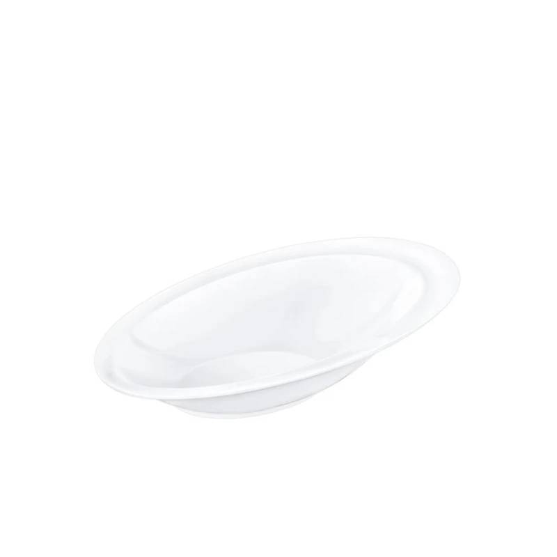 Salat qabı Wilmax WL-992656, oval, 21x14.5 sm, farfor, ağ