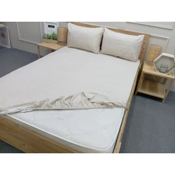 Комплект постельного белья Moonstar SHA-00006493, полутораспальный, простыня на резинке 180x200 см, наволочки 50x70 см 2 шт