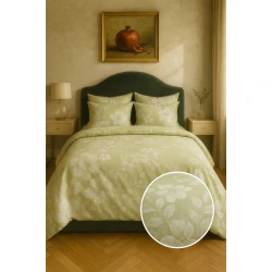 Комплект постельного белья Narlı 1479, простыня 240x260 см, пододеяльник 200x220 см, наволочки 50x70 см 2 шт, поликоттон, двуспальный, желтый