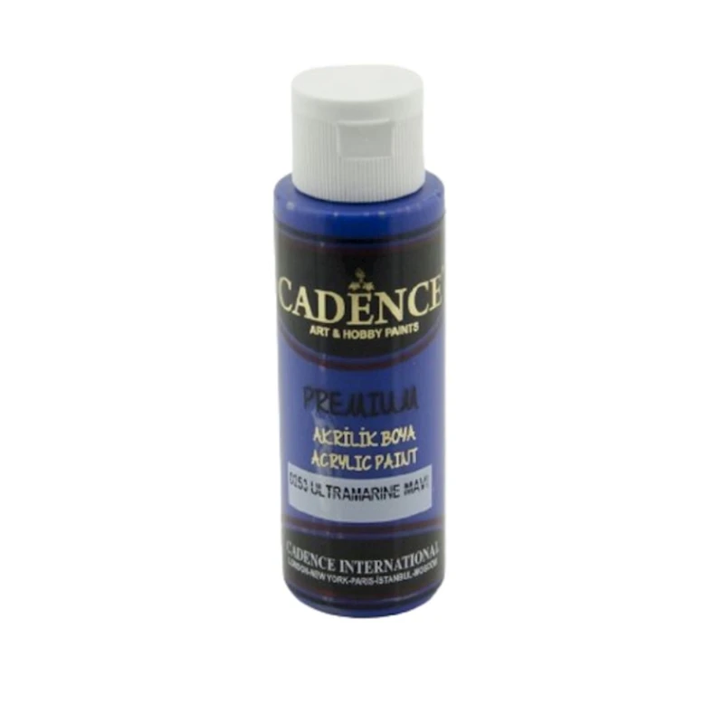 Декоративная акриловая краска Cadence Premium Acrylic Paint 0253 Ultramarine Blue, 70 мл Декоративная акриловая краска Cadence Premium Acrylic Paint 0253 Ultramarine Blue, 70 мл
