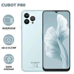 Smartfon Cubot P80 8GB/512GB Light Blue