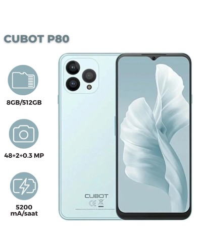 Smartfon Cubot P80 8GB/512GB Light Blue