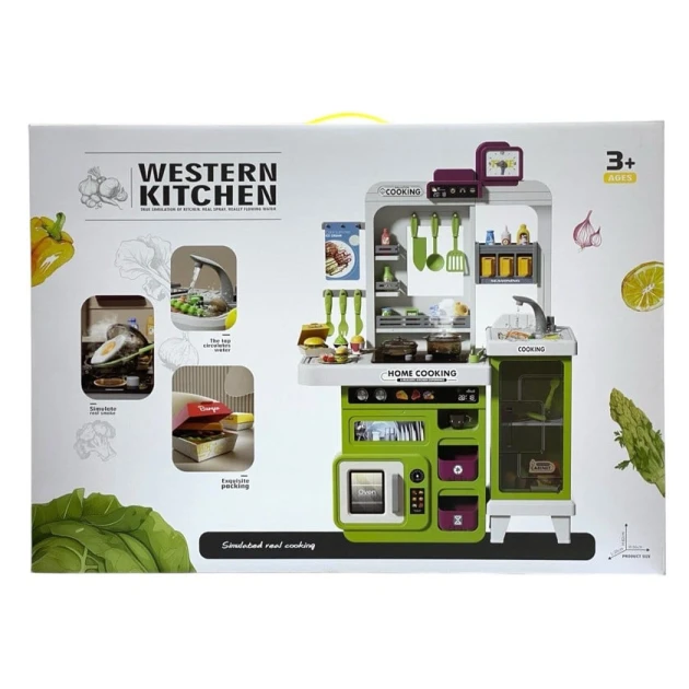 Игровой набор Bozhi Toys Western Kitchen M6711, 68 деталей, красный, 3+ лет Игровой набор Bozhi Toys Western Kitchen M6711, 68 деталей, красный, 3+ лет