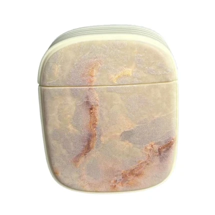 Чехол для наушников Airpods 2 Бежевый