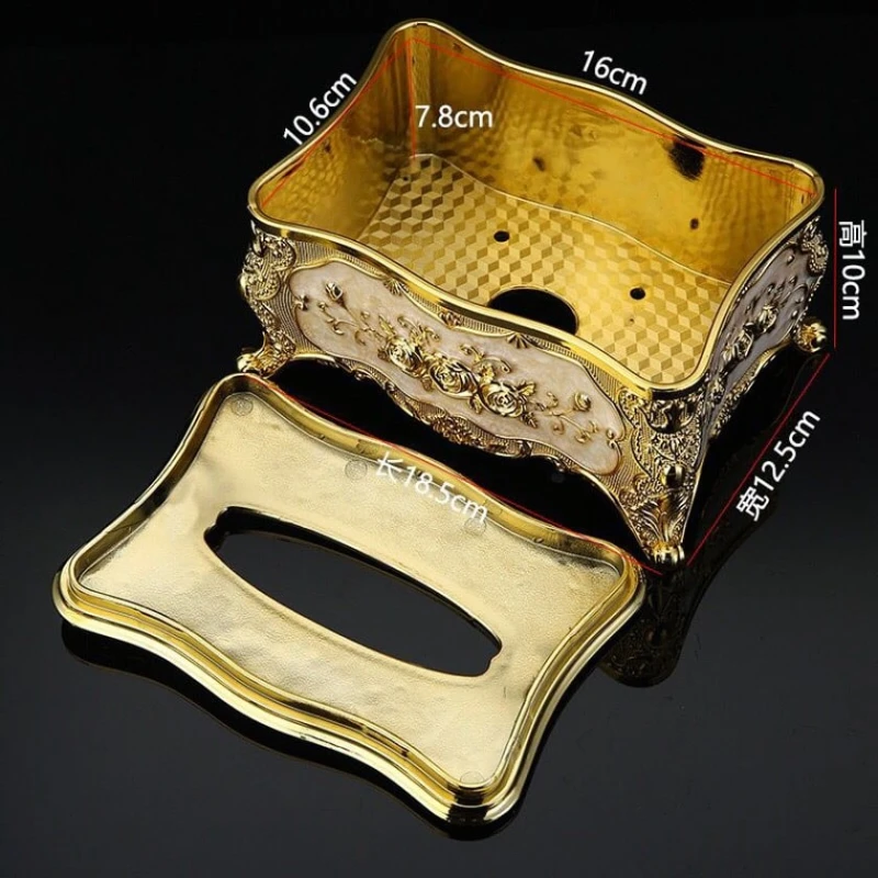 Salfet saxlamaq üçün qab cəlbedici formaya malikdir daha çox qızılı rəngidir 16sm uzunluqda 10.6sm endə 6240_safet Salfet saxlamaq üçün qab cəlbedici formaya malikdir daha çox qızılı rəngidir 16sm uzunluqda 10.6sm endə 6240_safet