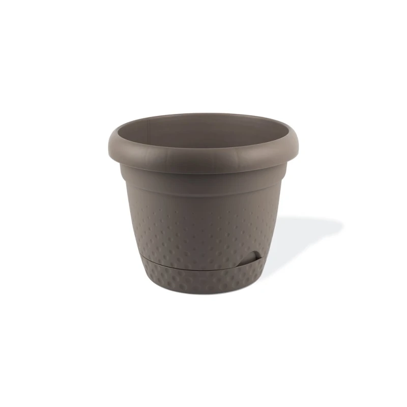 Горшок Karasu TM.33282, 8.8 л, пластик, коричневый