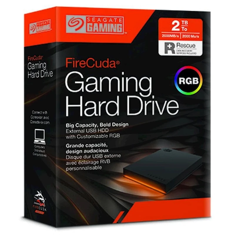 Внешний жесткий диск Seagate FireCuda Gaming HDD 2 TB Внешний жесткий диск Seagate FireCuda Gaming HDD 2 TB