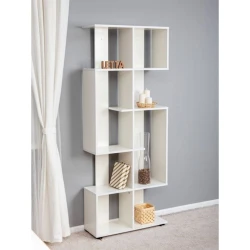 Stellaj, LDSP, 172х65х23 sm, rəflərlə, ağ