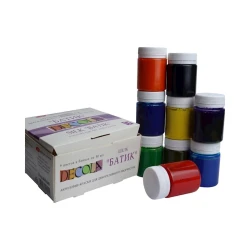 Набор акриловых красок по шелку Decola Batik, 9 цветов, 50 мл