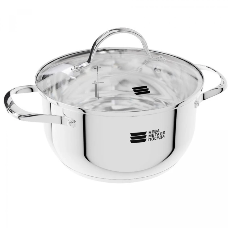Кастрюля NMP Presto, нержавеющая сталь, 2.3 л Кастрюля NMP Presto, нержавеющая сталь, 2.3 л