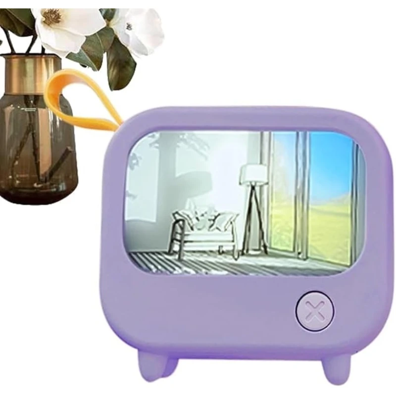 Uşaq lampası ledlights_659, bənövşəyi, 9x10x3.5 sm