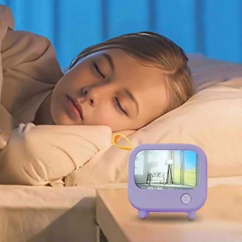 Uşaq lampası ledlights_659, bənövşəyi, 9x10x3.5 sm