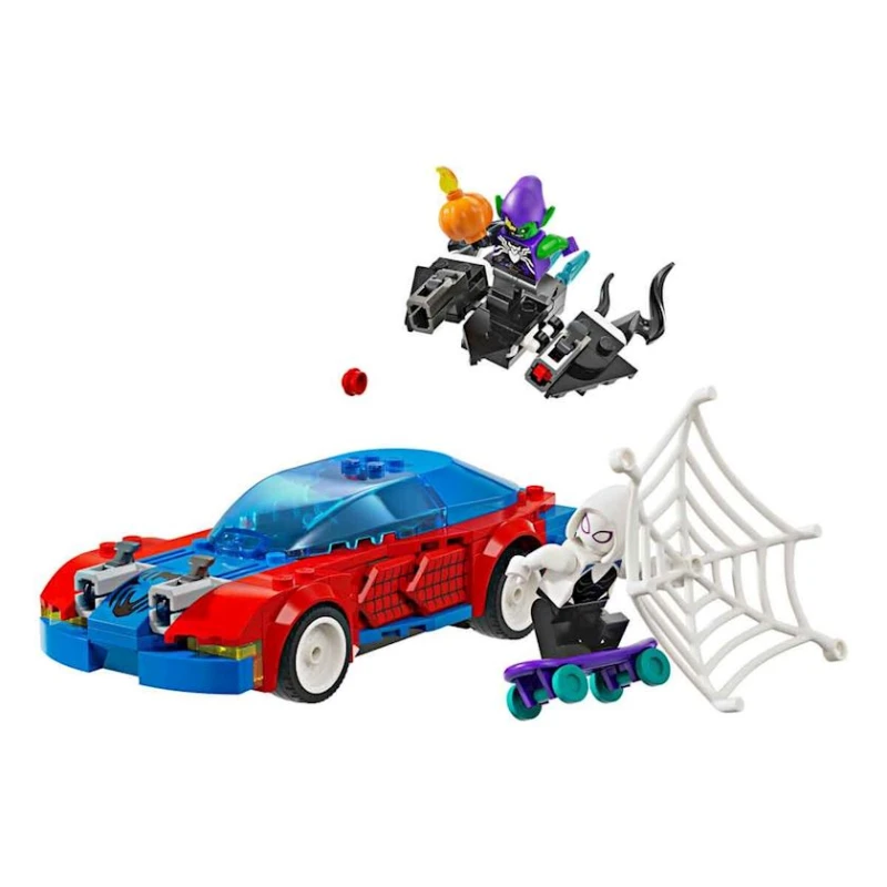 Конструктор LEGO Marvel Spider-Man Race Car & Venom Green Goblin 76279, 7+ лет, 227 элементов