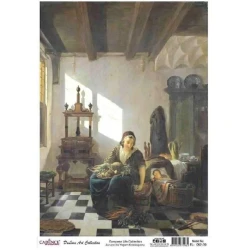 Рисовая бумага для декупажа Cadence A3 European Life Collection EL-52 30x42 см