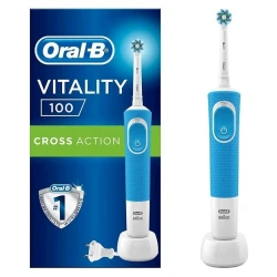 Электрическая зубная щётка Oral-B Vitality 100 Quadrant Timer Cross Action Blue