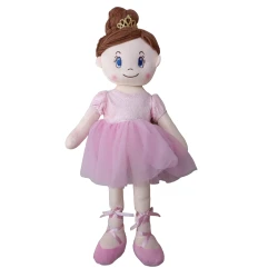 Мягкая игрушка Ezo 1034-14-2, музыкальная, текстиль, розовая, 50 см