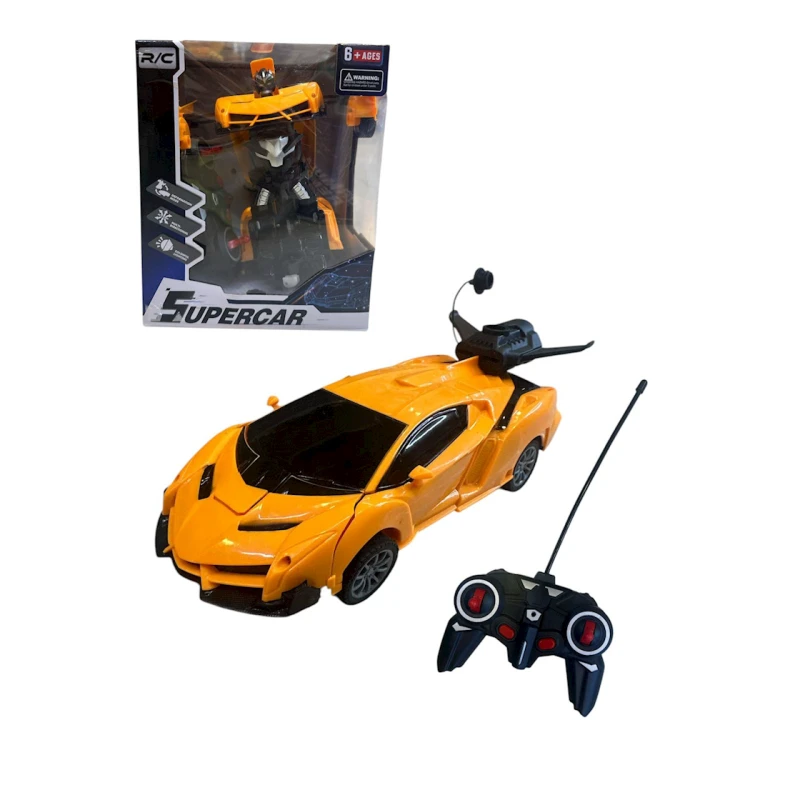 Radio ilə idarə olunan maşın-transformer Lamborghini 33968-2Y, sarı