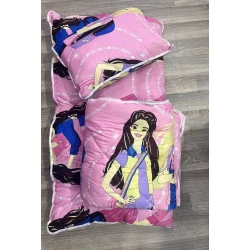 Набор детского постельного белья Sahara SHA-00001982, одеяло 100х150 см, подушка 40х60 см, матрас 70х130 см, разноцветный