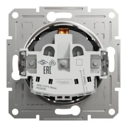 Розетка Schneider Electric Asfora EPH3100171, серая, 7.1х7.1 cм