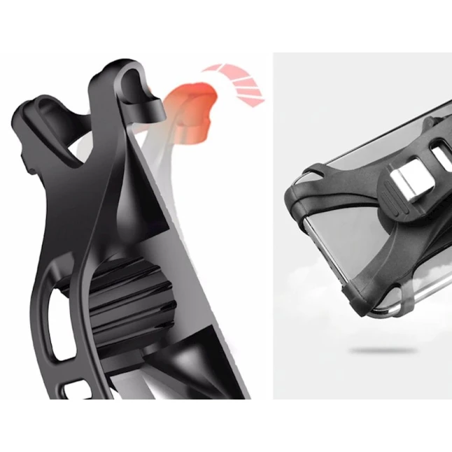 Велосипедный держатель для телефона Baseus bicycle mount Miracle, Черный