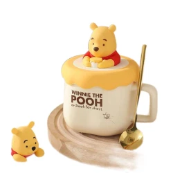 Кружка Winnie Pooh, керамика, желтая, 400 мл Кружка Winnie Pooh, керамика, желтая, 400 мл