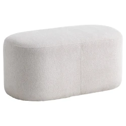 Пуфик JYSK Orebo, белый, 84x40x45 см
