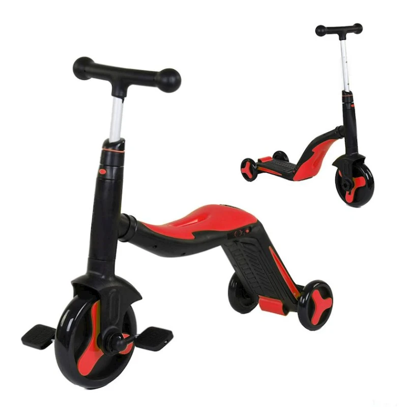 Uşaqlar üçün samokat-transformer 868, qırmızı Uşaqlar üçün samokat-transformer 868, qırmızı