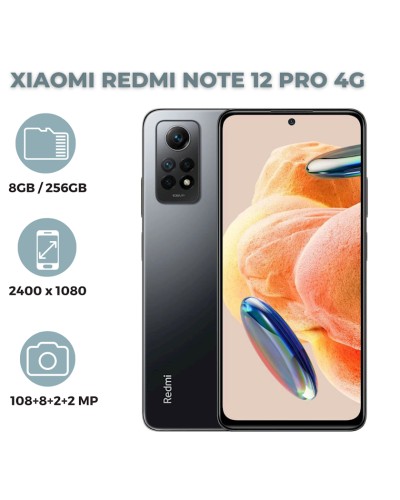 Smartfon Xiaomi Redmi Note 12 Pro 4G 8GB/256GB Graphite Gray