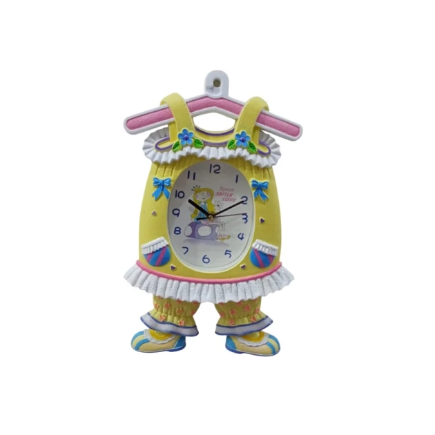 Детские настенные часы SS-027, желтые Детские настенные часы SS-027, желтые