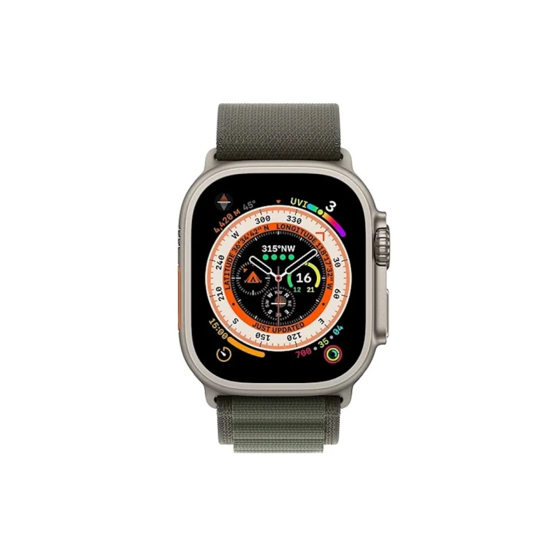 Смарт-часы Dateoy ZD8 Ultra 49mm Silver Green Band