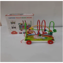 Серпантинка-лабиринт на колесиках Петушок, дерево, металл, от 3 лет Серпантинка-лабиринт на колесиках Петушок, дерево, металл, от 3 лет