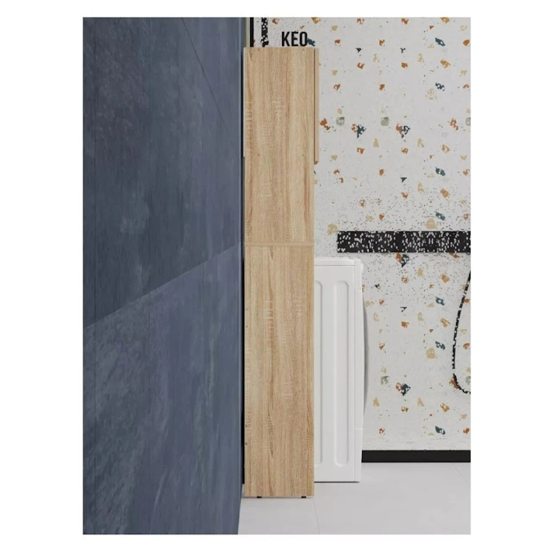 Стеллаж, ЛДСП, сонома, 162.6x25.2x50.8 см Стеллаж, ЛДСП, сонома, 162.6x25.2x50.8 см