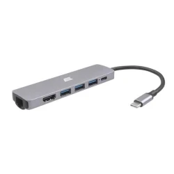 USB хаб 2E USB-C Slim Alluminum Multi-Port 6in1 (2EW-2684) USB хаб 2E USB-C Slim Alluminum Multi-Port 6in1 (2EW-2684)
