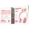 Simsiz qulaqlıq Foldable Headset Rabbit Ears Bluetooth Headphones P47R Pink
