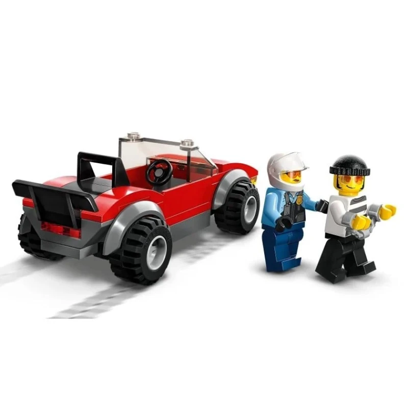 Конструктор LEGO City Police Bike Car Chase 60392, 5+ лет, 59 элементов