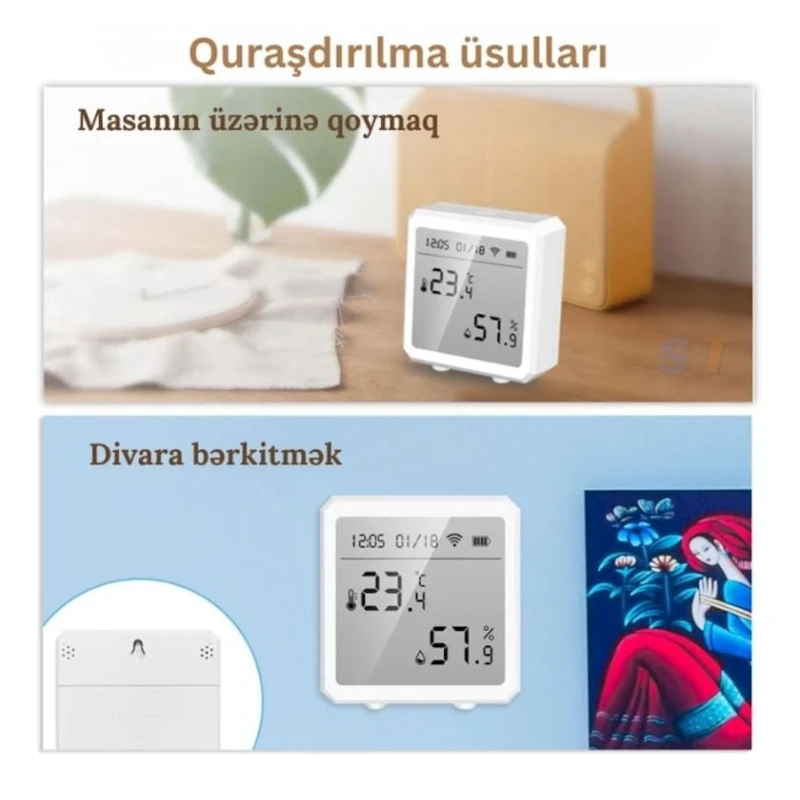 Комнатный термометр Tuya ER-WSD01 Комнатный термометр Tuya ER-WSD01