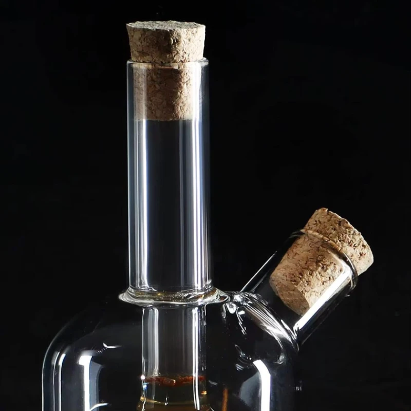 Yağ və sirkə qabı Plateon0054, şüşə, şəffaf, 50/150 ml