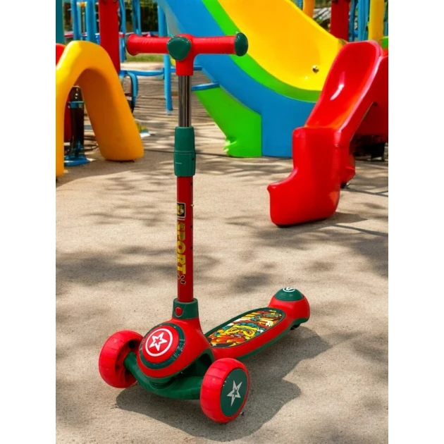 Детский самокат Sport 2346_red, красный
