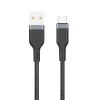 USB kabel Wiwu PT02 Platinum USB to Type-C 1.2m, qara