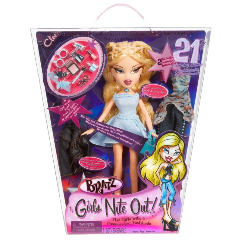 Кукла MGA Bratz Girls Nite Out 21st Birthday Edition Fashion Doll Cloe, 6+ лет Кукла MGA Bratz Girls Nite Out 21st Birthday Edition Fashion Doll Cloe, 6+ лет