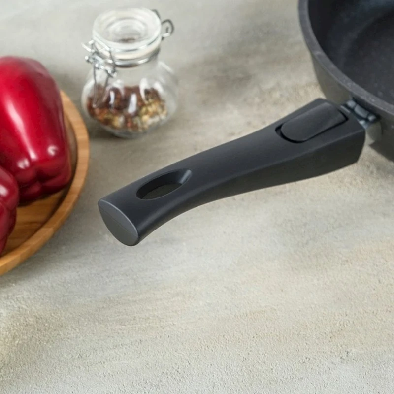 Набор посуды Мечта Гранит Star 001803, 3 шт, ковш 1.7 л, кастрюля 5 л, сковорода 26 см, алюминий, с крышкой, черный Набор посуды Мечта Гранит Star 001803, 3 шт, ковш 1.7 л, кастрюля 5 л, сковорода 26 см, алюминий, с крышкой, черный