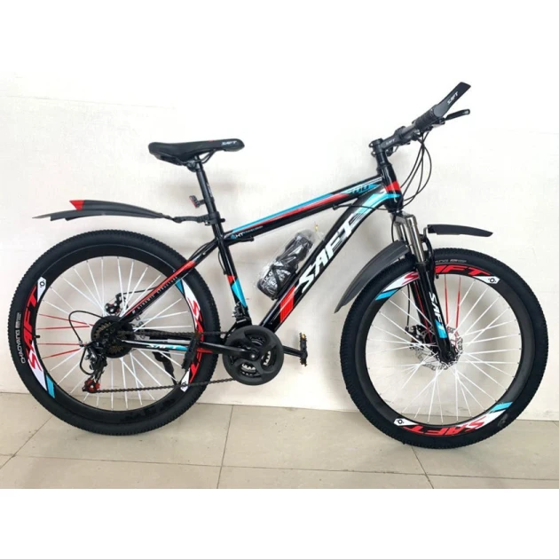 Велосипед SAFT 26-AZR251черный/красный/синий AZR251 Велосипед SAFT 26-AZR251черный/красный/синий AZR251