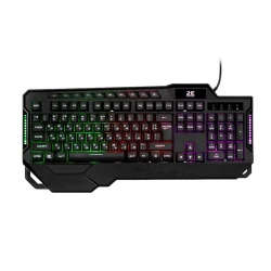 Клавиатура 2E Gaming Keyboard KG340 LED USB Black UKR
