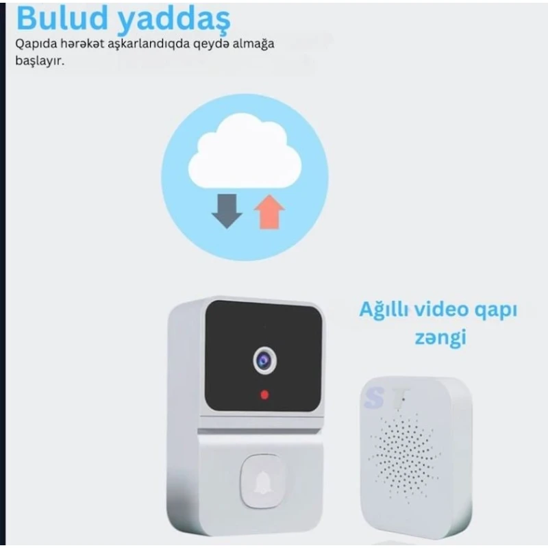 Дверной звонок домофон Tuya ER-TYML белый Дверной звонок домофон Tuya ER-TYML белый