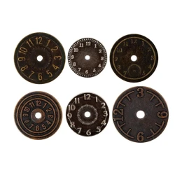 Циферблаты для скрапбукинга Decola Vintage, 6 шт