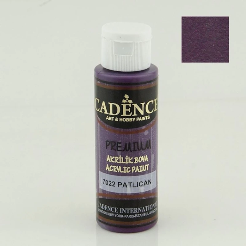 Декоративная акриловая краска Cadence Premium Acrylic Paint 7022 Aubergine, 70 мл Декоративная акриловая краска Cadence Premium Acrylic Paint 7022 Aubergine, 70 мл