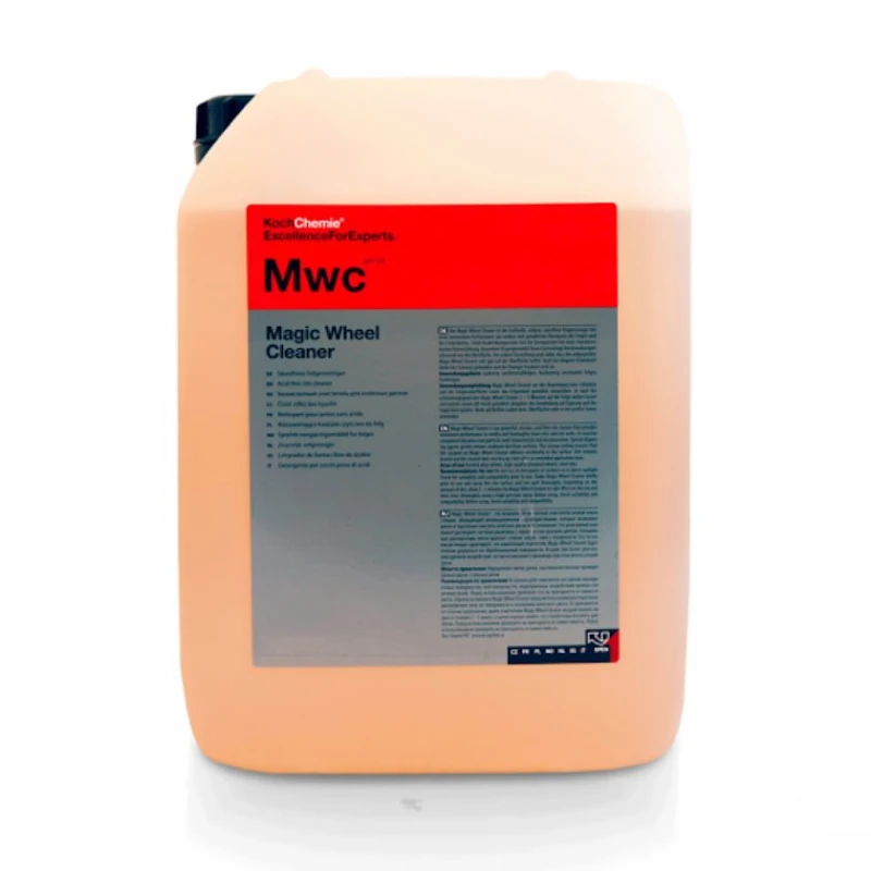 Бескислотный очиститель для колёсных дисков Koch‑Chemie Magic Wheel Cleaner, 10000 мл