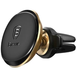 Автомобильный держатель для телефона Baseus Magnetic, Золотистый