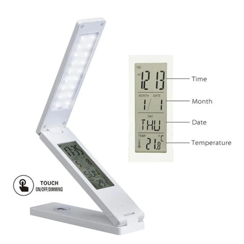 Oxuma üçün qatlana bilən işıqdiodlu lampa
