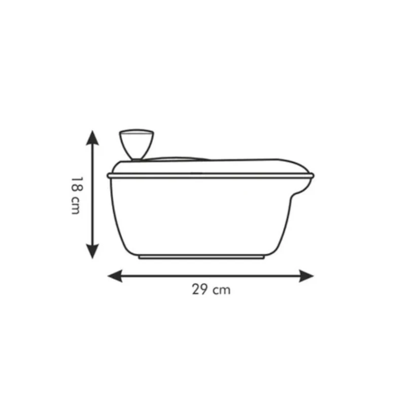 Сушилка для салата Tescoma Handy, пластик, белая/зеленая, 29x18 см Сушилка для салата Tescoma Handy, пластик, белая/зеленая, 29x18 см